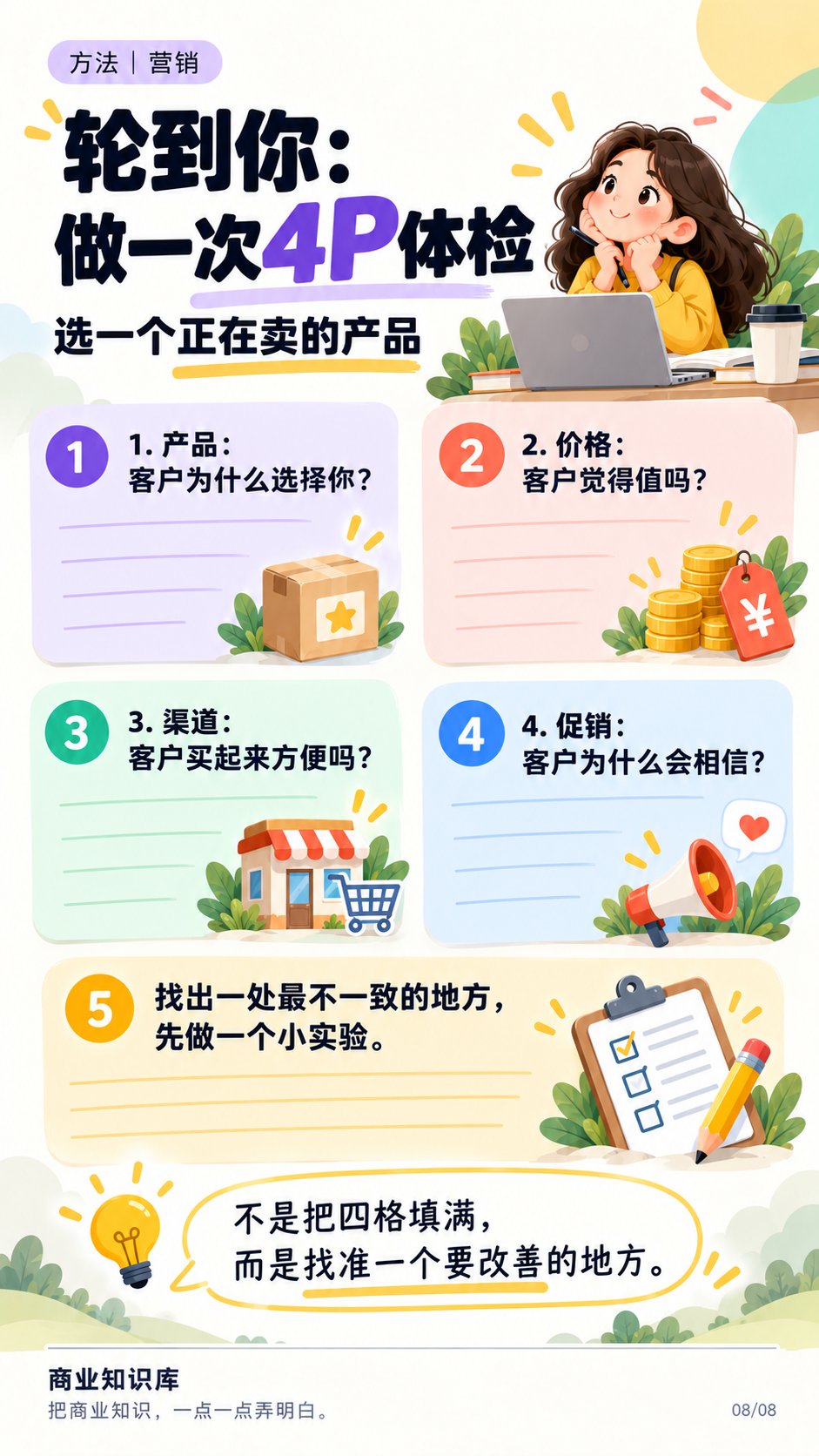 轮到你：做一次4P体检